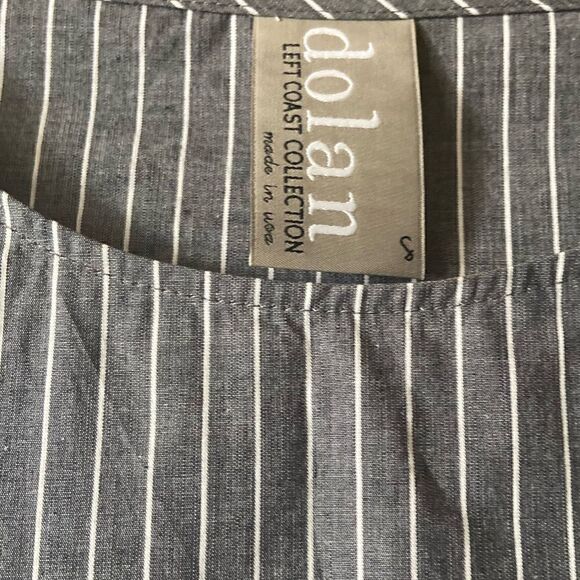 Dolan Left Coast Collection Grey and White Blouse Size Small 📦 - Picture 4 of 8